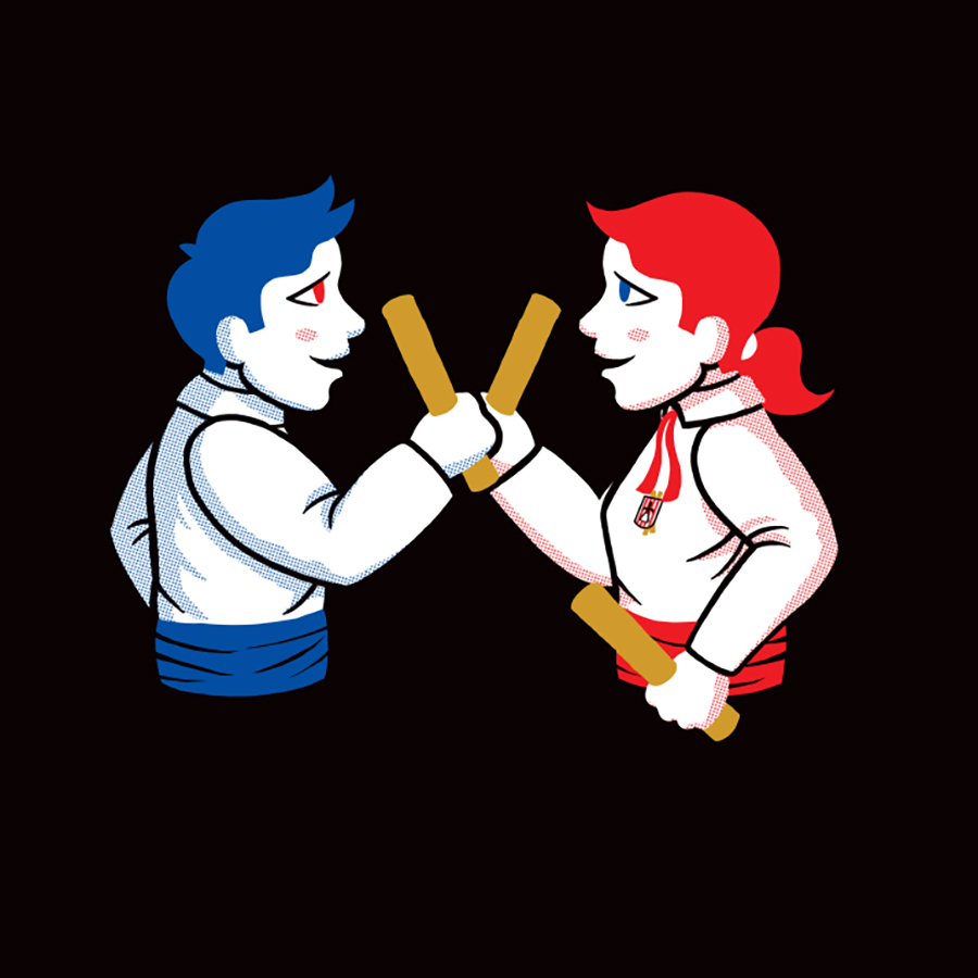 Samarreta Ball de Bastons de Montblanc Samarreta Ball de Bastons de Montblanc