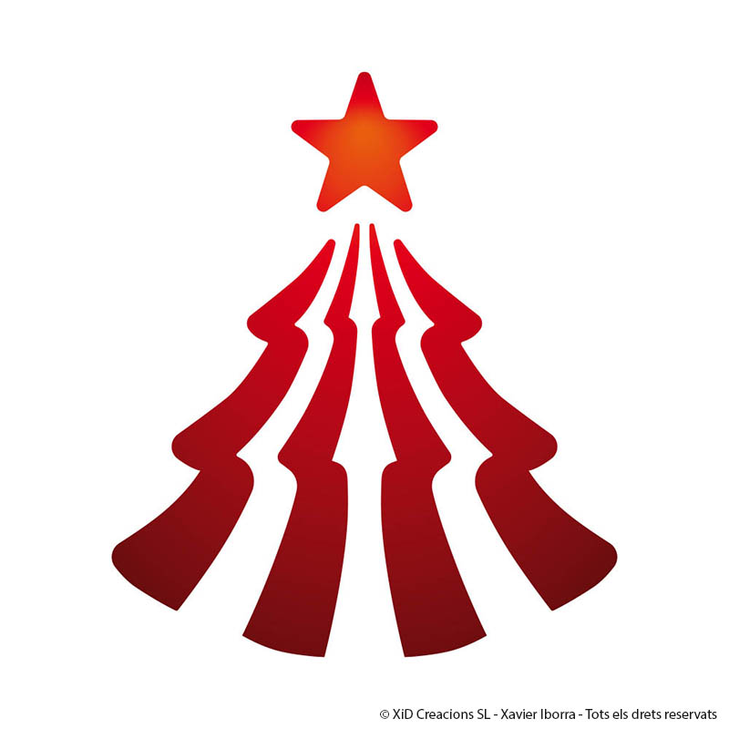 Arbre estelat de nadal Arbre estelat de nadal