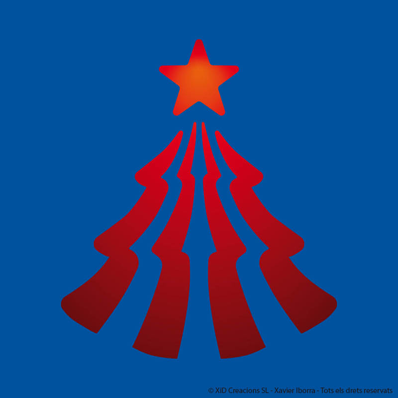 Arbre estelat de nadal Arbre estelat de nadal